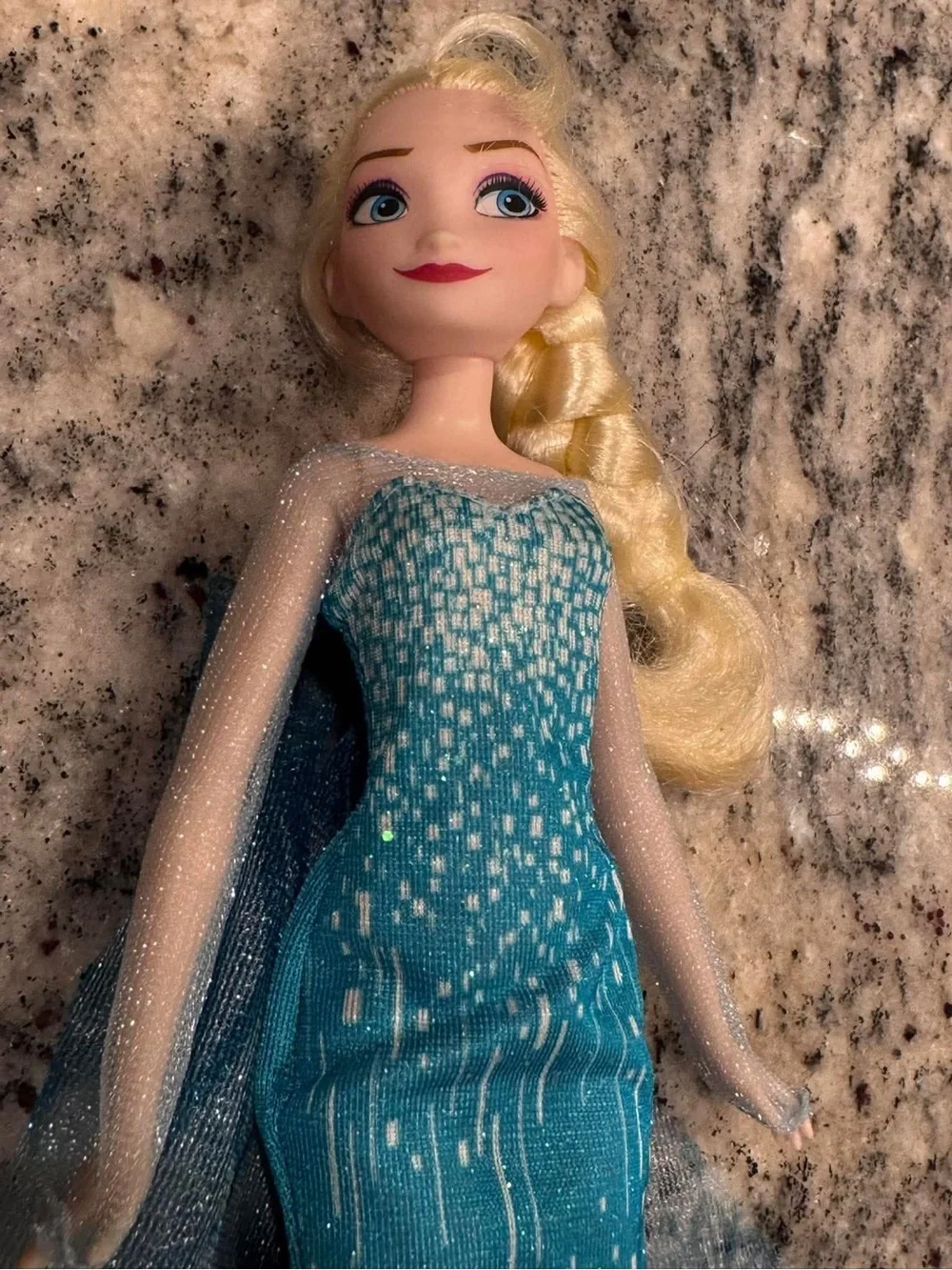 Disney Elsa Doll in Sparkling Light Blue Gown